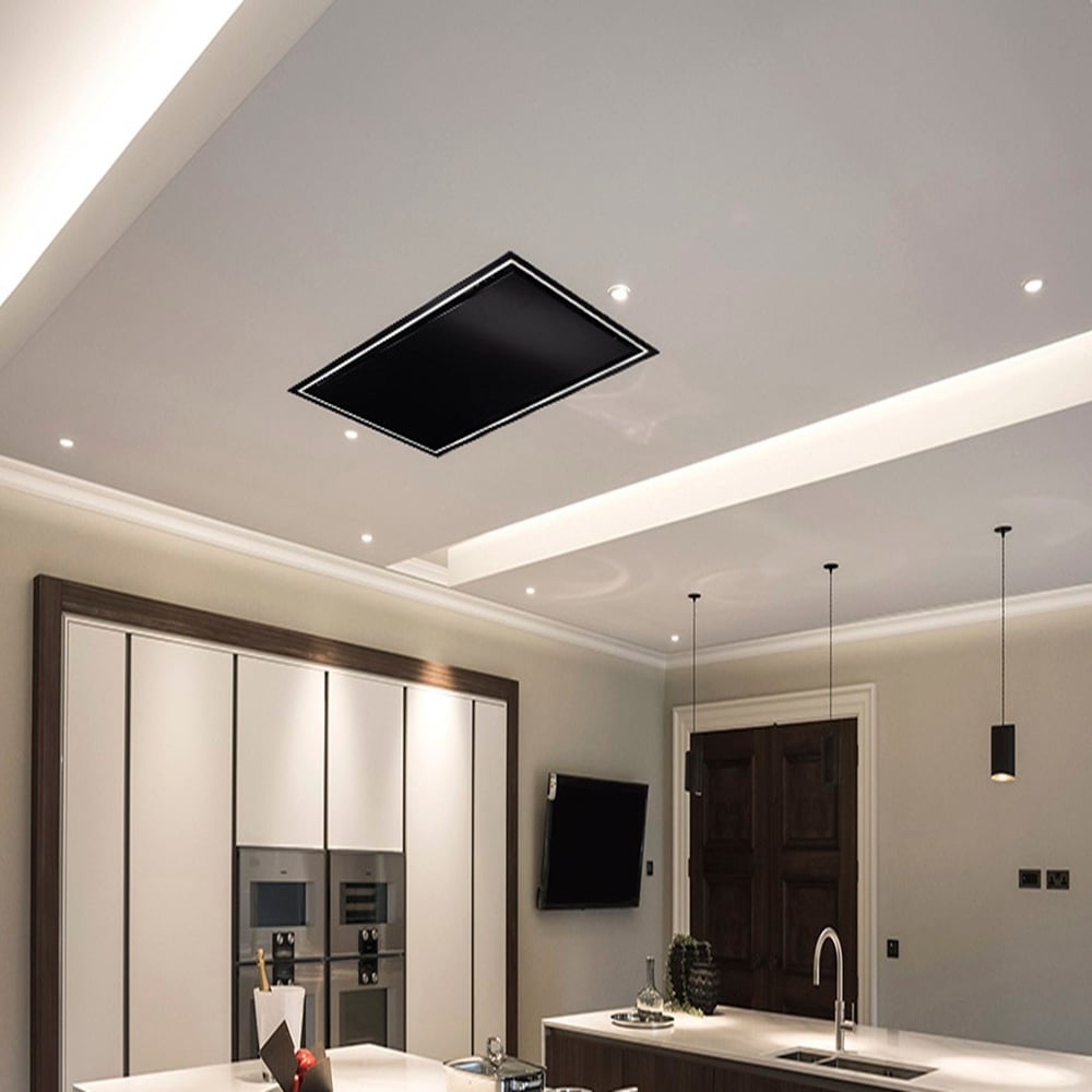 slimeline led lighting ceiling cooker hood